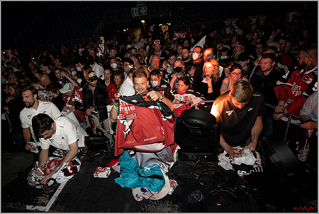 Koelner Haie Abschiedsfeier; Koeln, 22.04.2022